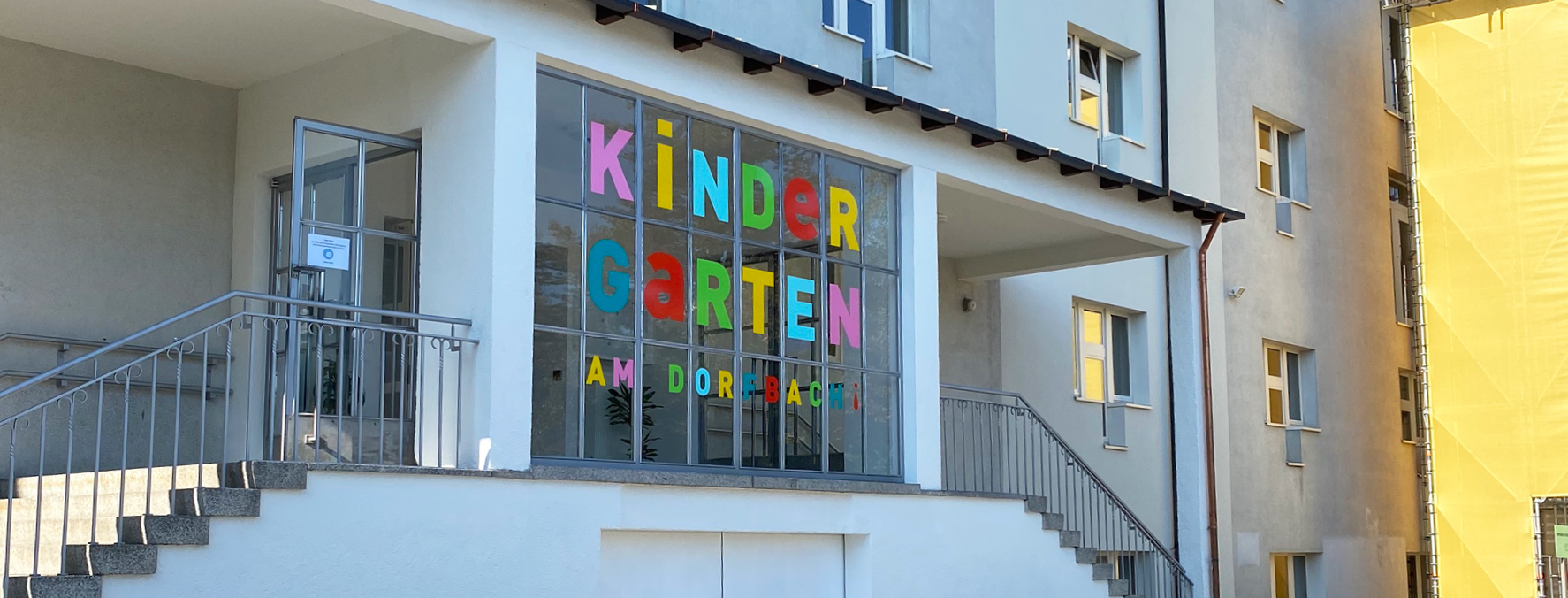 KIKA-Kindergarten am Dorfbach Signaletik und Logo